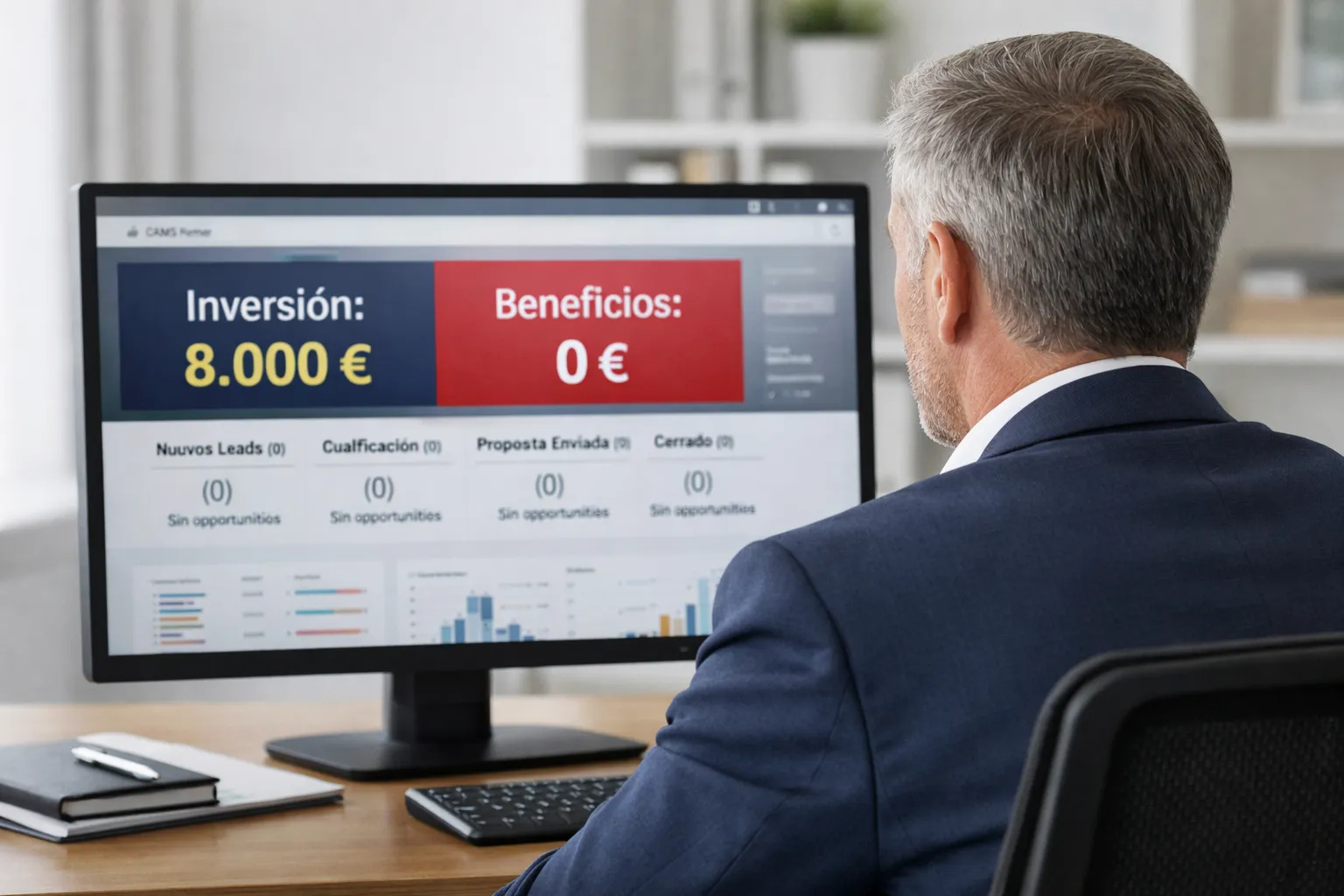 Pagaste 8.000€ por una web. ¿Cuántos presupuestos ha generado este año?